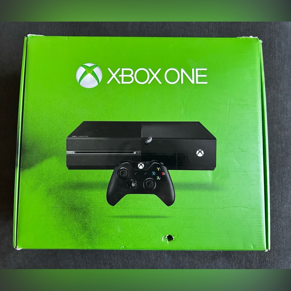 XBox One sold with 5 games and 3 controllers. No issues or repairs needed.